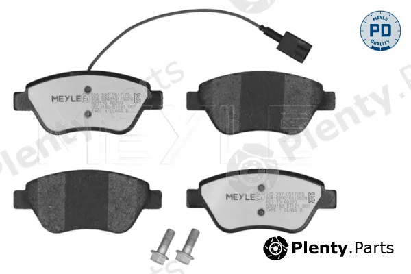 Meyle 0252370517/PD — Brake Pad Set, disc brake MEYLE-PD: Advanced performance and design.