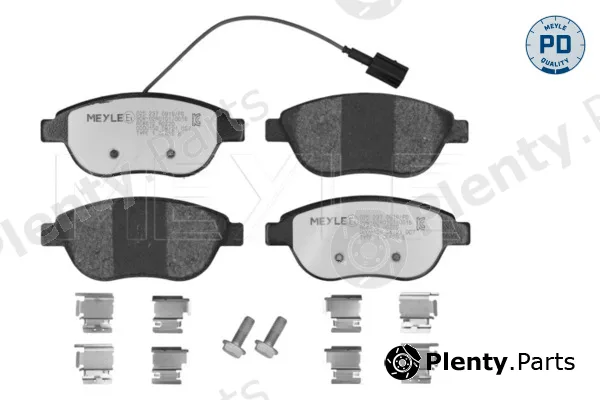 Meyle 0252370919/PD — Brake Pad Set, disc brake MEYLE-PD: Advanced performance and design.