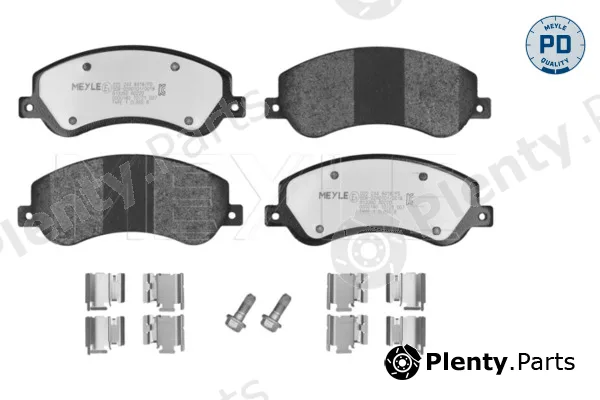 Meyle 0252448418/PD — Brake Pad Set, disc brake MEYLE-PD: Advanced performance and design.