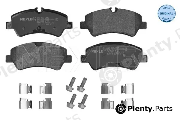 Meyle 0252560418 — Brake Pad Set, disc brake MEYLE-ORIGINAL: True to OE.