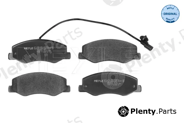 Meyle 0252517218/W — Brake Pad Set, disc brake MEYLE-ORIGINAL: True to OE.