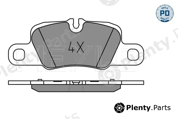 Meyle 0252455416/PD — Brake Pad Set, disc brake MEYLE-PD: Advanced performance and design.