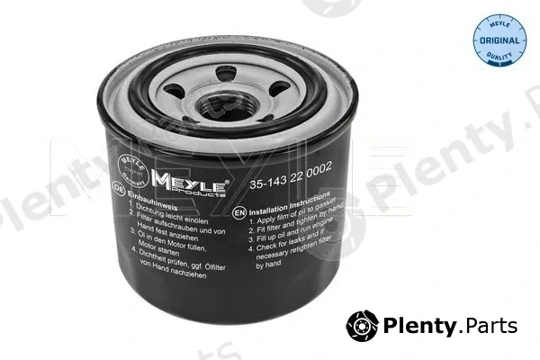 Meyle 35-143220002 — Oil Filter MEYLE-ORIGINAL: True to OE.