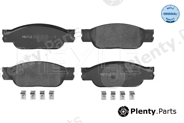 Meyle 0252390818 — Brake Pad Set, disc brake MEYLE-ORIGINAL: True to OE.