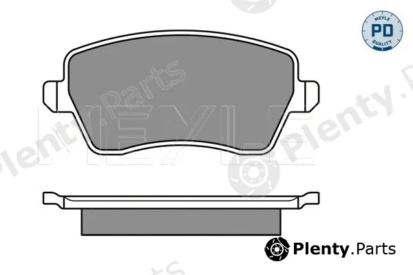 Meyle 0252440317/PD — Brake Pad Set, disc brake MEYLE-PD: Advanced performance and design.