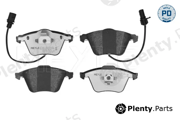 Meyle 0252395020/PD — Brake Pad Set, disc brake MEYLE-PD: Advanced performance and design.