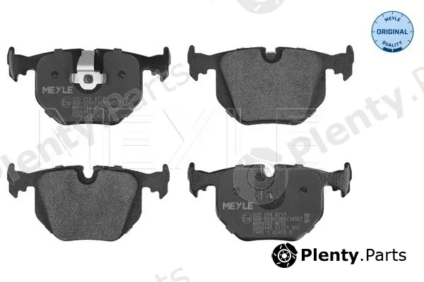 Meyle 0252148717 — Brake Pad Set, disc brake MEYLE-ORIGINAL: True to OE.