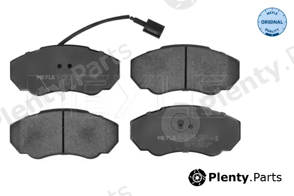 Meyle 0252391719/W — Brake Pad Set, disc brake MEYLE-ORIGINAL: True to OE.