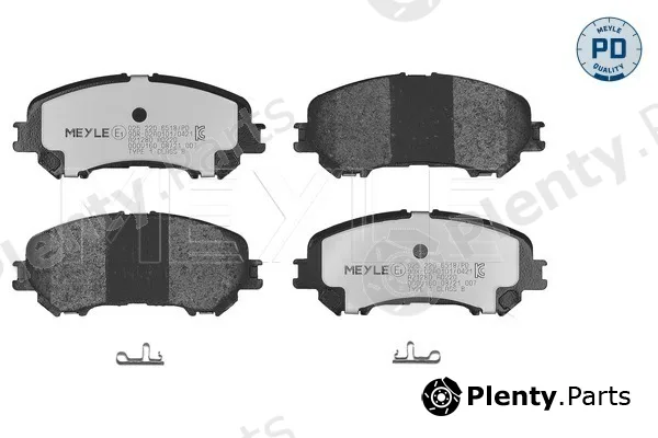 Meyle 0252206518/PD — Brake Pad Set, disc brake MEYLE-PD: Advanced performance and design.