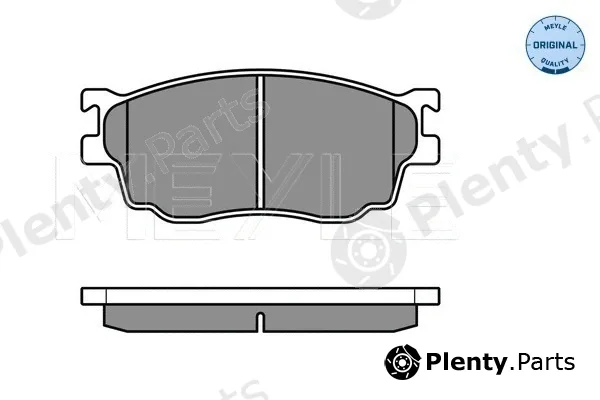 Meyle 0252377716/W — Brake Pad Set, disc brake MEYLE-ORIGINAL: True to OE.