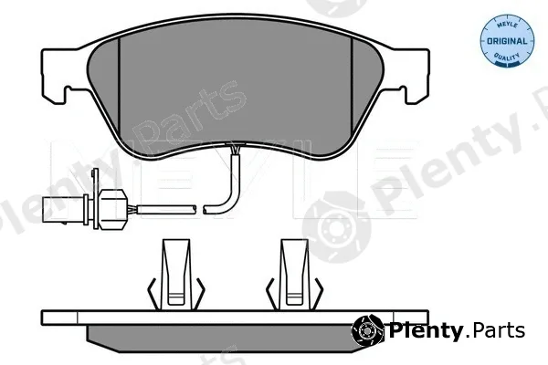 Meyle 0252389620/W — Brake Pad Set, disc brake MEYLE-ORIGINAL: True to OE.