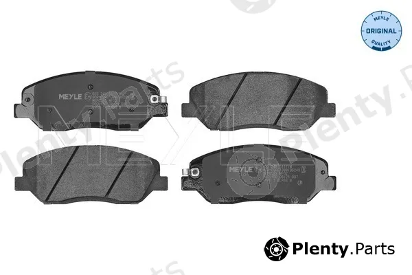 Meyle 0252435117/W — Brake Pad Set, disc brake MEYLE-ORIGINAL: True to OE.