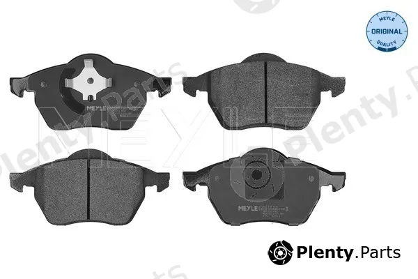 Meyle 0252191119 — Brake Pad Set, disc brake MEYLE-ORIGINAL: True to OE.