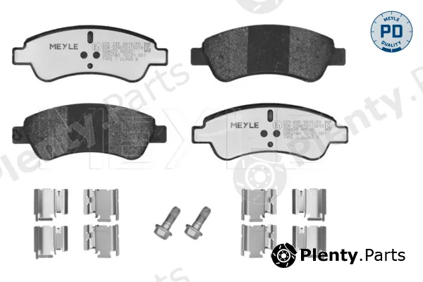 Meyle 0252359919/PD — Brake Pad Set, disc brake MEYLE-PD: Advanced performance and design.