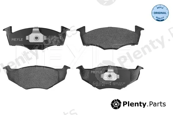 Meyle 0252186617 — Brake Pad Set, disc brake MEYLE-ORIGINAL: True to OE.