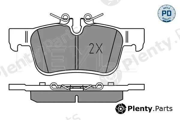 Meyle 0252256816/PD — Brake Pad Set, disc brake MEYLE-PD: Advanced performance and design.