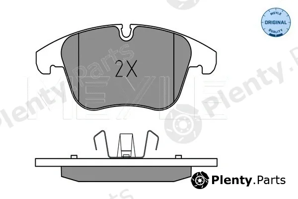Meyle 0252408418 — Brake Pad Set, disc brake MEYLE-ORIGINAL: True to OE.