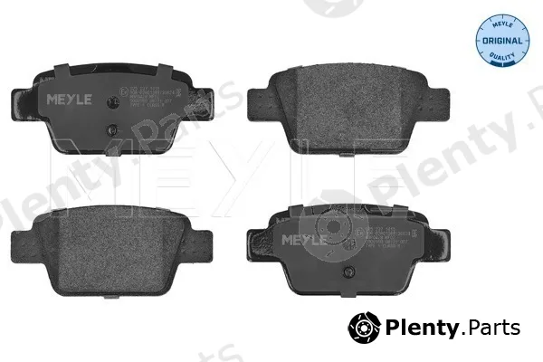 Meyle 0252371415 — Brake Pad Set, disc brake MEYLE-ORIGINAL: True to OE.