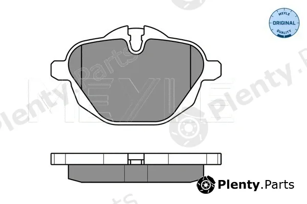 Meyle 0252456118 — Brake Pad Set, disc brake MEYLE-ORIGINAL: True to OE.