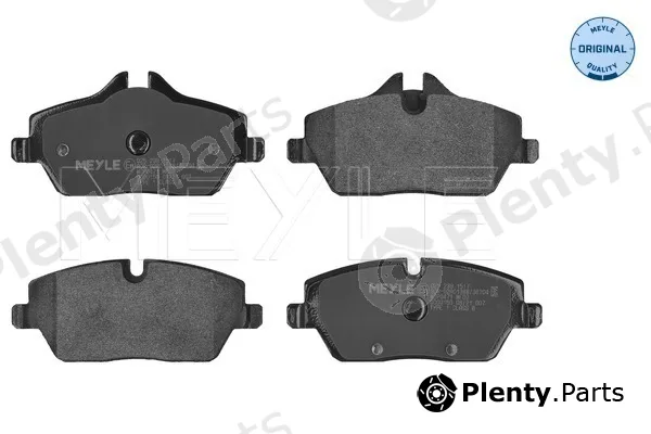Meyle 0252391517 — Brake Pad Set, disc brake MEYLE-ORIGINAL: True to OE.