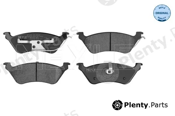 Meyle 0252403616/W — Brake Pad Set, disc brake MEYLE-ORIGINAL: True to OE.