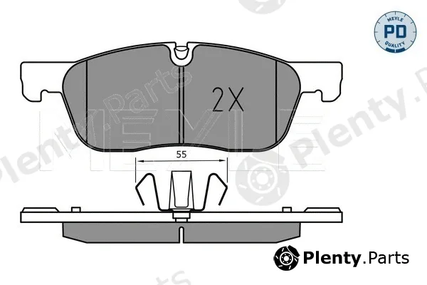 Meyle 0252214519/PD — Brake Pad Set, disc brake MEYLE-PD: Advanced performance and design.