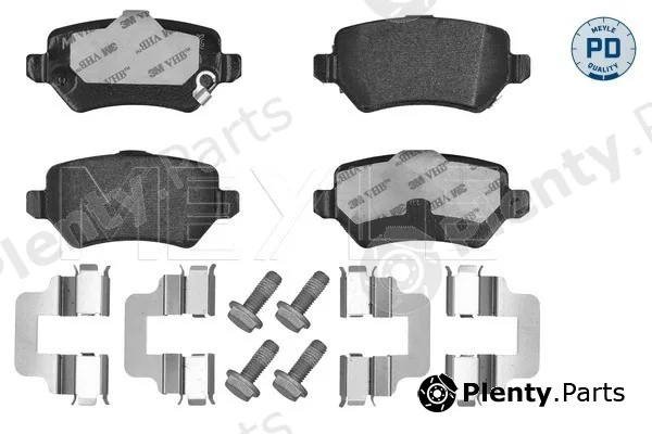 Meyle 0252341715/PD — Brake Pad Set, disc brake MEYLE-PD: Advanced performance and design.