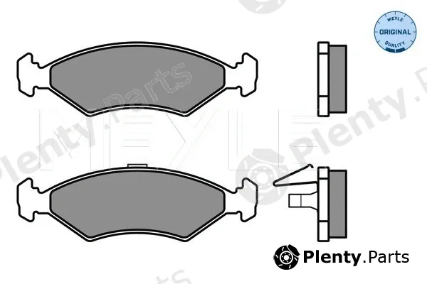 Meyle 0252310315 — Brake Pad Set, disc brake MEYLE-ORIGINAL: True to OE.