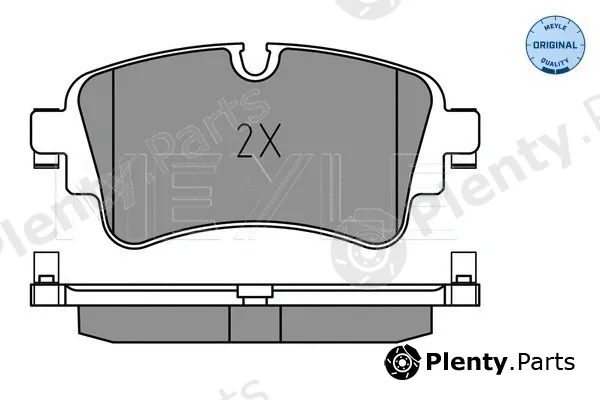 Meyle 0252230817 — Brake Pad Set, disc brake MEYLE-ORIGINAL: True to OE.