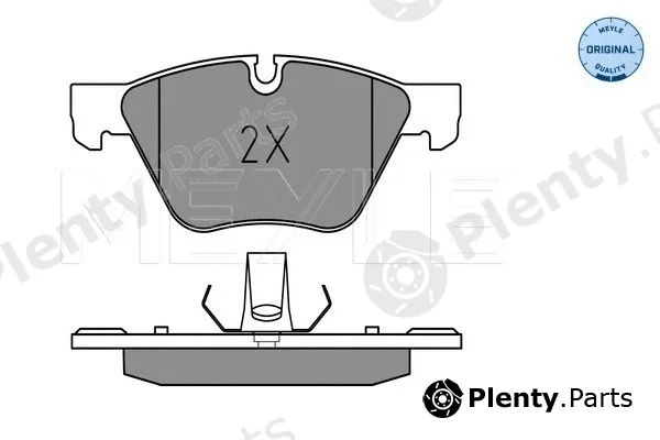 Meyle 0252469719 — Brake Pad Set, disc brake MEYLE-ORIGINAL: True to OE.