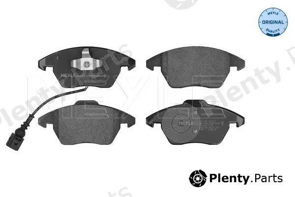 Meyle 0252358720/W — Brake Pad Set, disc brake MEYLE-ORIGINAL: True to OE.