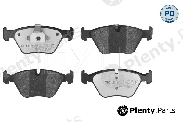 Meyle 0252318320/PD — Brake Pad Set, disc brake MEYLE-PD: Advanced performance and design.