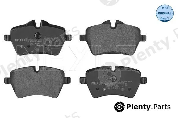 Meyle 0252398418 — Brake Pad Set, disc brake MEYLE-ORIGINAL: True to OE.