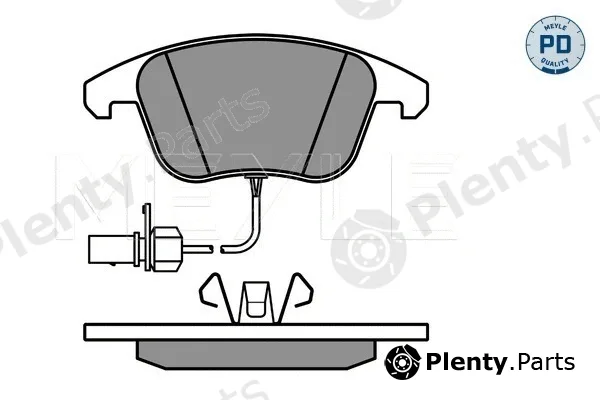 Meyle 0252470520/PD — Brake Pad Set, disc brake MEYLE-PD: Advanced performance and design.