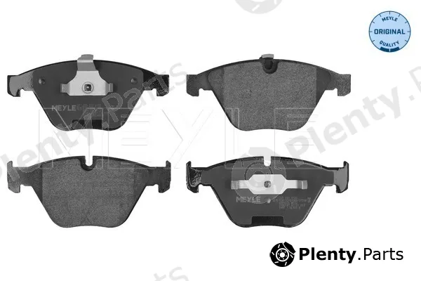 Meyle 0252334720 — Brake Pad Set, disc brake MEYLE-ORIGINAL: True to OE.