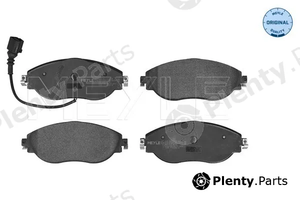 Meyle 0252511720/W — Brake Pad Set, disc brake MEYLE-ORIGINAL: True to OE.