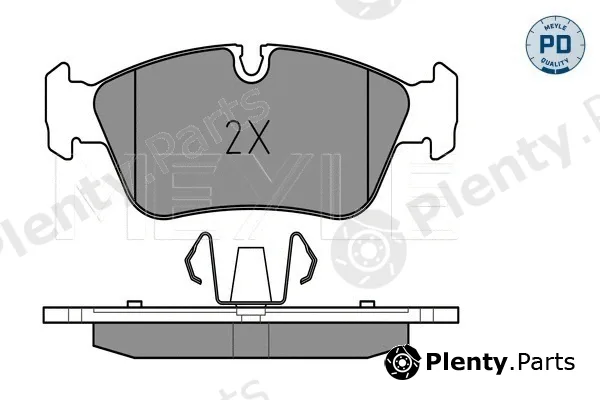 Meyle 0252393517/PD — Brake Pad Set, disc brake MEYLE-PD: Advanced performance and design.