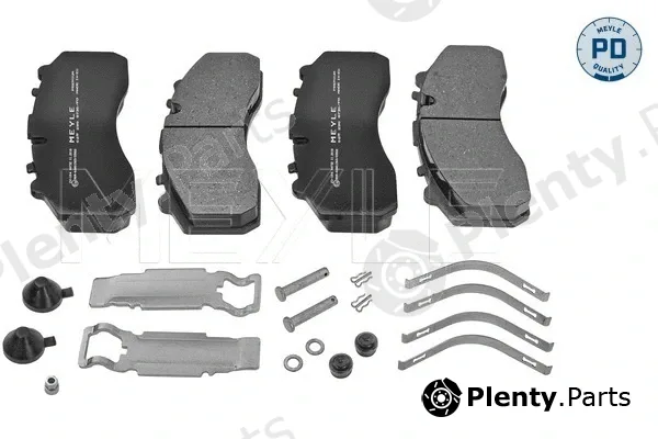Meyle 0252908730/PD — Brake Pad Set, disc brake MEYLE-PD: Advanced performance and design.