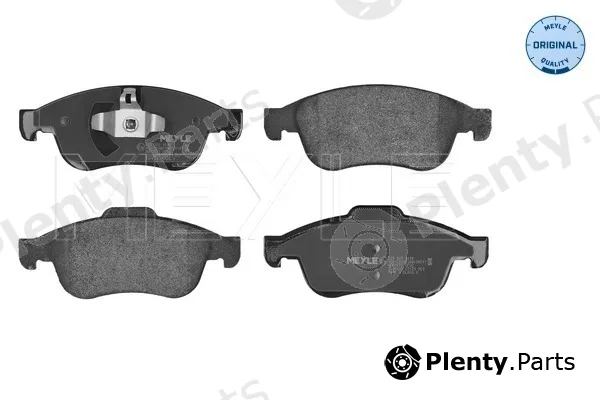 Meyle 0252491418 — Brake Pad Set, disc brake MEYLE-ORIGINAL: True to OE.