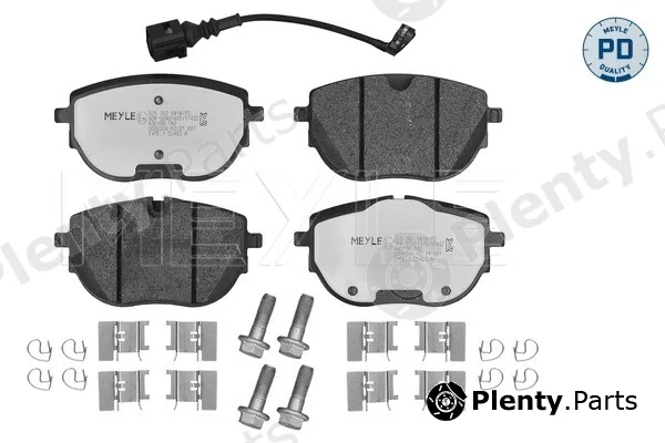 Meyle 0252626818/PD — Brake Pad Set, disc brake MEYLE-PD: Advanced performance and design.