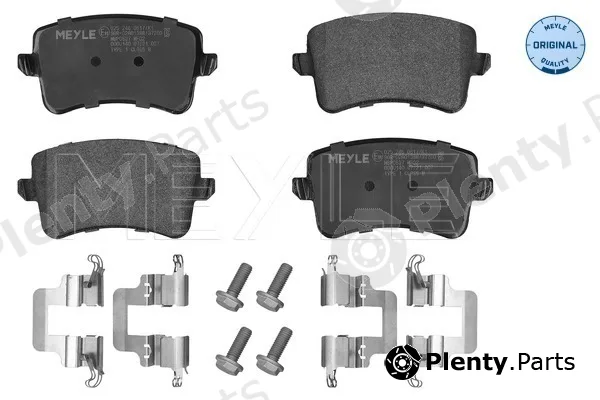 Meyle 0252460617/K1 — Brake Pad Set, disc brake MEYLE-ORIGINAL: True to OE.