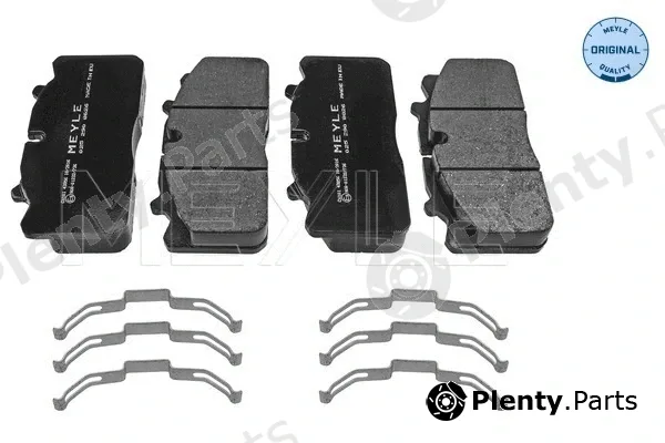 Meyle 0252908826 — Brake Pad Set, disc brake MEYLE-ORIGINAL: True to OE.