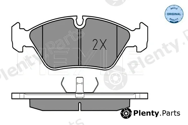 Meyle 0252062919 — Brake Pad Set, disc brake MEYLE-ORIGINAL: True to OE.