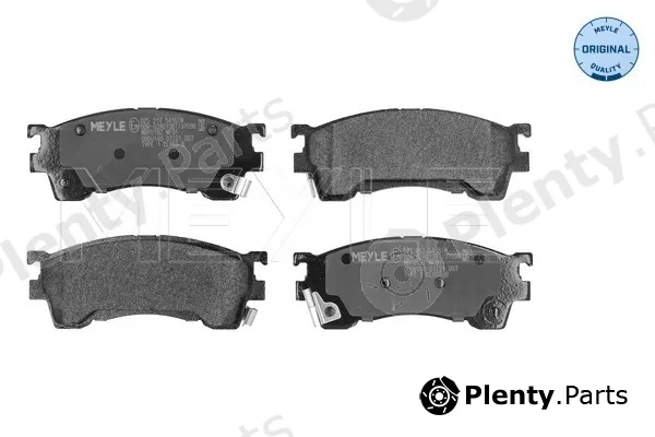 Meyle 0252175416/W — Brake Pad Set, disc brake MEYLE-ORIGINAL: True to OE.