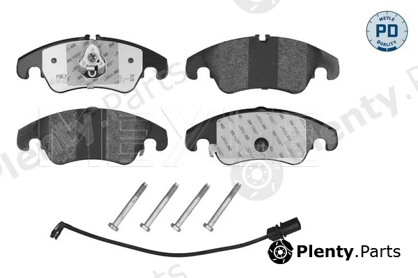 Meyle 0252474319/PD — Brake Pad Set, disc brake MEYLE-PD: Advanced performance and design.