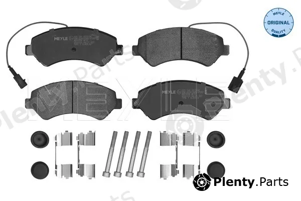 Meyle 0252446619/W2 — Brake Pad Set, disc brake MEYLE-ORIGINAL: True to OE.