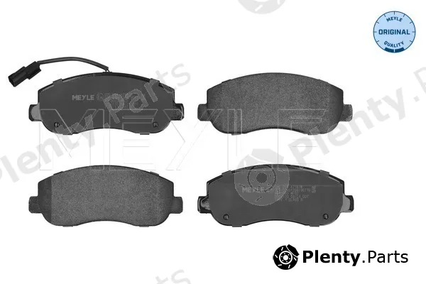 Meyle 0252514718/W — Brake Pad Set, disc brake MEYLE-ORIGINAL: True to OE.