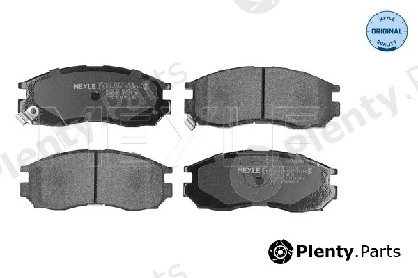 Meyle 0252164716/W — Brake Pad Set, disc brake MEYLE-ORIGINAL: True to OE.