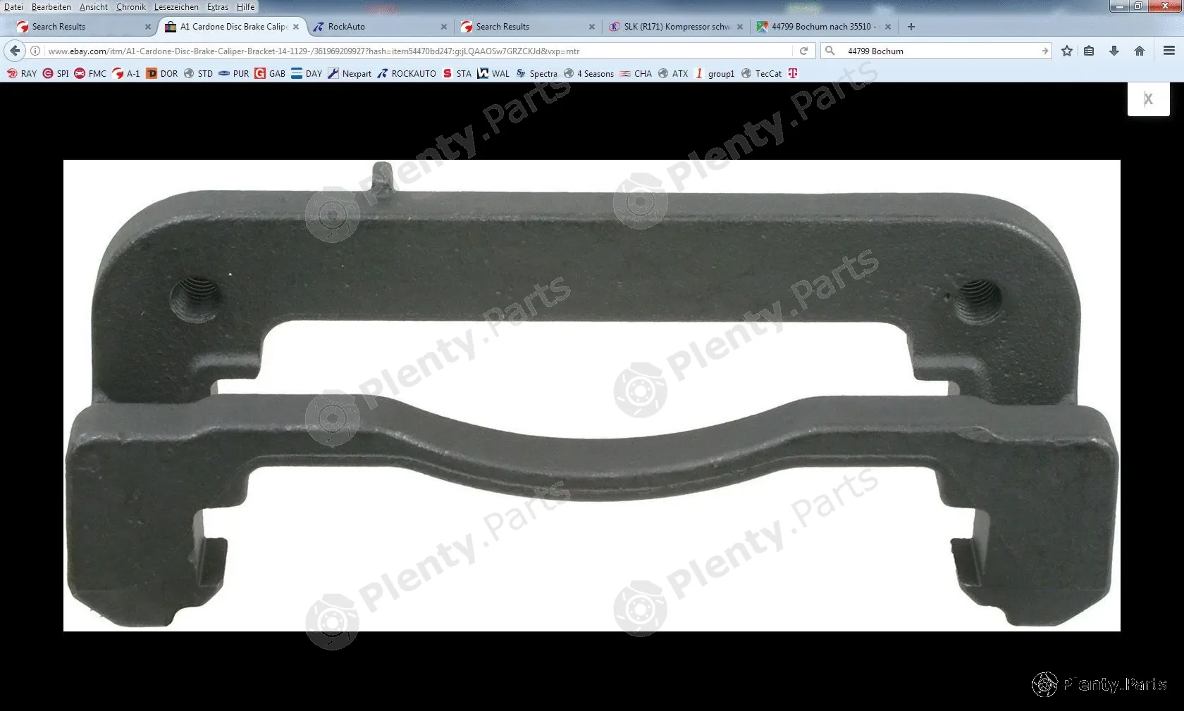 Pika 100-2560 — Bracket, brake caliper