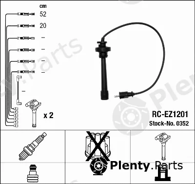 NGK 0352 — Ignition Cable Kit